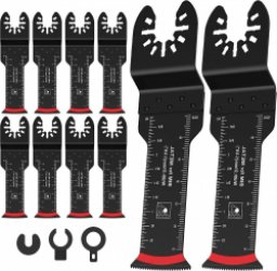 10 stuks multitool zaagbladen - bimetaal, voor metaal en hout - snelwissel oscillerende accessoires oscillerende zaagbladen